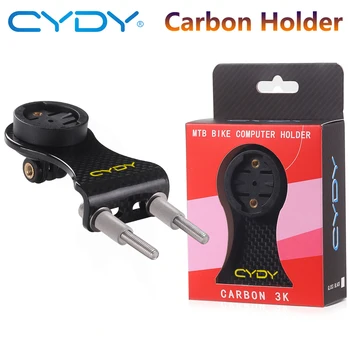 CYDY Carbon 3K Garmin Support For Bicycles Bryton Rider Whaoo Catey XOSS IGPSPORT MAGENE light holder MTB GPS Bike GOPRO Mount