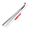 1PC Professional Shoehorn 42cm Stainless Steel Shoe Horns Easy Handle Metal Shoe Extractor Lazy Shoe Helper Shoe Accessories 5