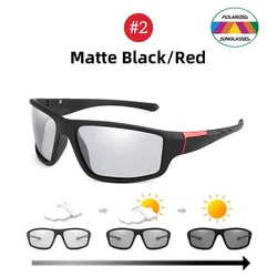 VIVIBEE Polarized Red Fishing Sunglasses - Unisex Sports Outdoor Shades (Matte Black Red)