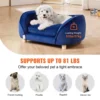 Pet Sofa, Dog Couch Bed for Medium-Sized Dogs and Cats, Supports up to 81 lbs 3