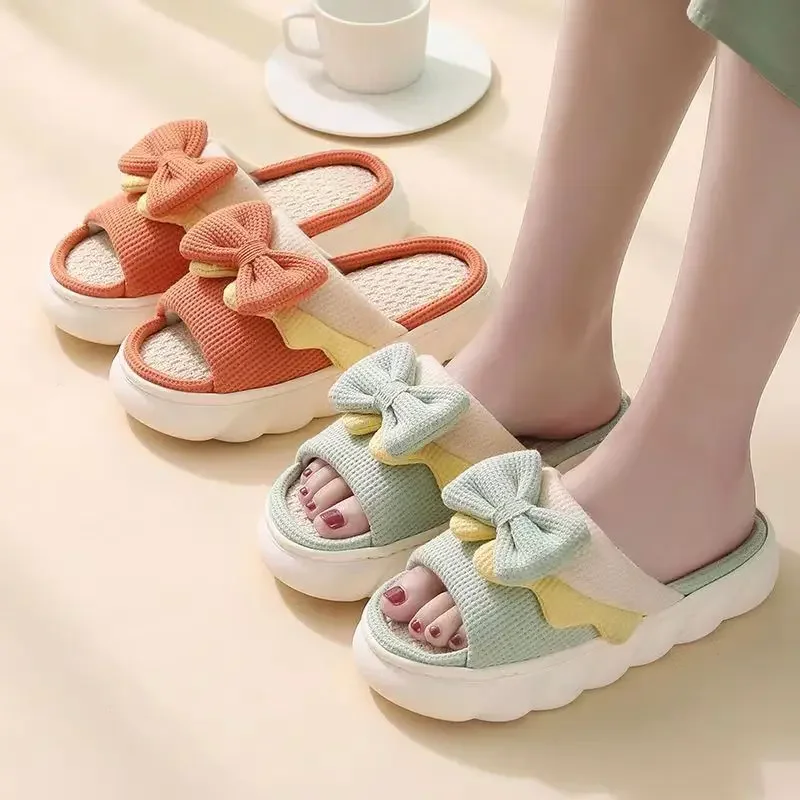 Fashion corduroy cross band open toe home slippers women autumn winter warm plush slides ladies bedroom soft sole slippers women slippers warm slippers