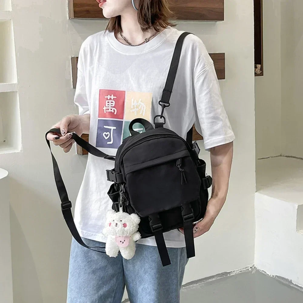 Fashion Kawaii Mini Backpack Women Shoulder Bag for Teenage Girls Multi-Function Small Bagpack Ladies Travle School Backpacks
