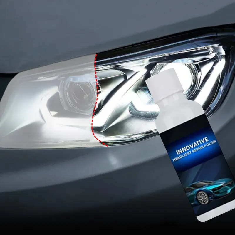 1SetCarHeadlightRepairFluidHeadlightPolishHeadlightRepairKitAntiScratch