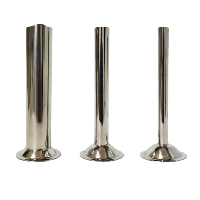 5.8 7.5 cm Base Diameter Food Grade Sausage Stuffer Filling Tubes Funnels Nozzles Parts Filler Tube 1.5/2/2.5cm burger press sausage stuffing machine