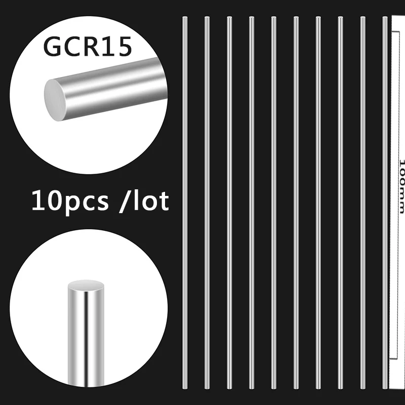 

4" 6" 8" (1-10.5MM) GCR15 steel rod Knife handle rivets screws Mosaic tools hand DIY knife produce Accessories