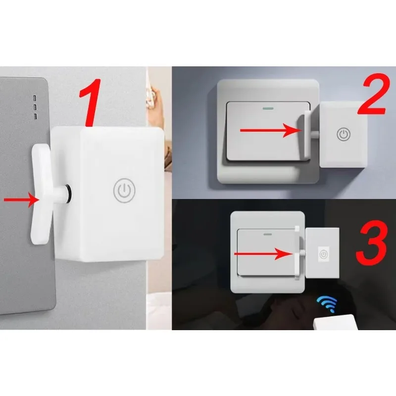 Light Switch Wireless Control Tool Automatic Button Pusher