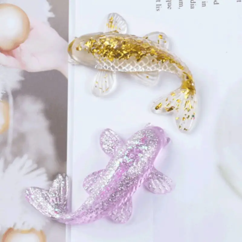 

3D Fish Shape Silicone Mould Lucky Carp Goldfish Biscuits Pastry Chocolate Candy Molds Fondant Cake Decoration DIY Baking Tools