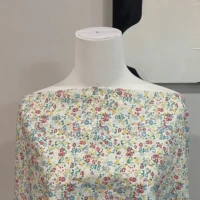 145×50cm Cotton Poplin Pastoral Floral 40S Tissun Liberty Fabric For Kids Baby Sewing Cloth Dresses Skirt DIY Handmade Patchwork 6