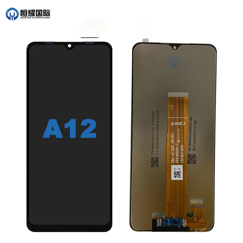 

LCD Display Screen Replacement for Samsung Galaxy A12, A125, SM-A125F, SM-A125U, SM-A125N, SM-A125W, Touch Screen