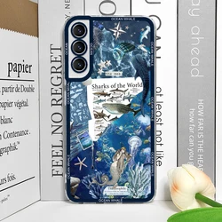 Ocean Whale Shark Design Phone Case - Vibrant Marine Life Protective Cover for Galaxy S25Plus (-1)