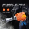 VEVOR Demolition Jack Hammer, 2200W Electric Jackhammer Heavy Duty, 1350 BPM Concrete Breaker, 2pcs Chisels Bit Chipping 4