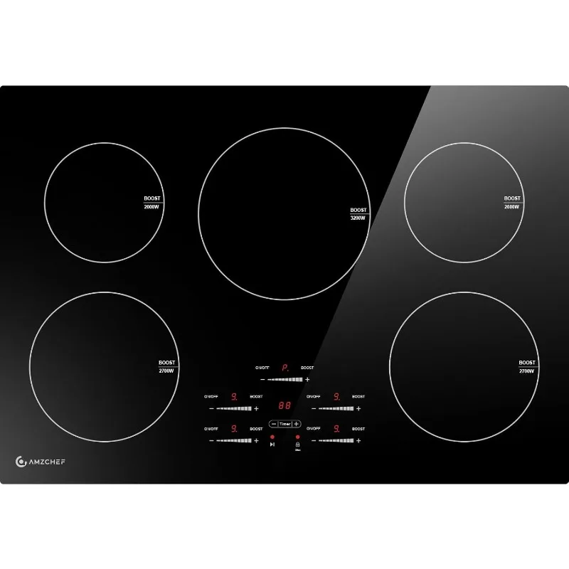 30 Inch Induction Cooktop with Touch Controls