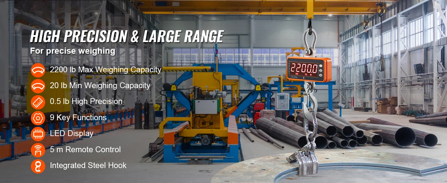 Crane scale front view