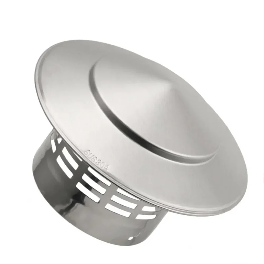 Stainles Steel Chimney Cap Chimney Pot Roof Cowl 75mm-200mm Flue Rain Cap Ducting Pipe Wood Burner Stover Cover Air Vent bathroom accessories chimney brush accessories