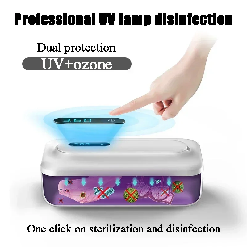 

Portable Ultraviolet Disinfection Storage Box UV Sterilizer Pacifier Mobile Phone Glasses Mask Makeup Tools Disinfection Machine