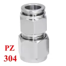Stainless Steel Quick Release Pneumatic Push-In Air Fitting