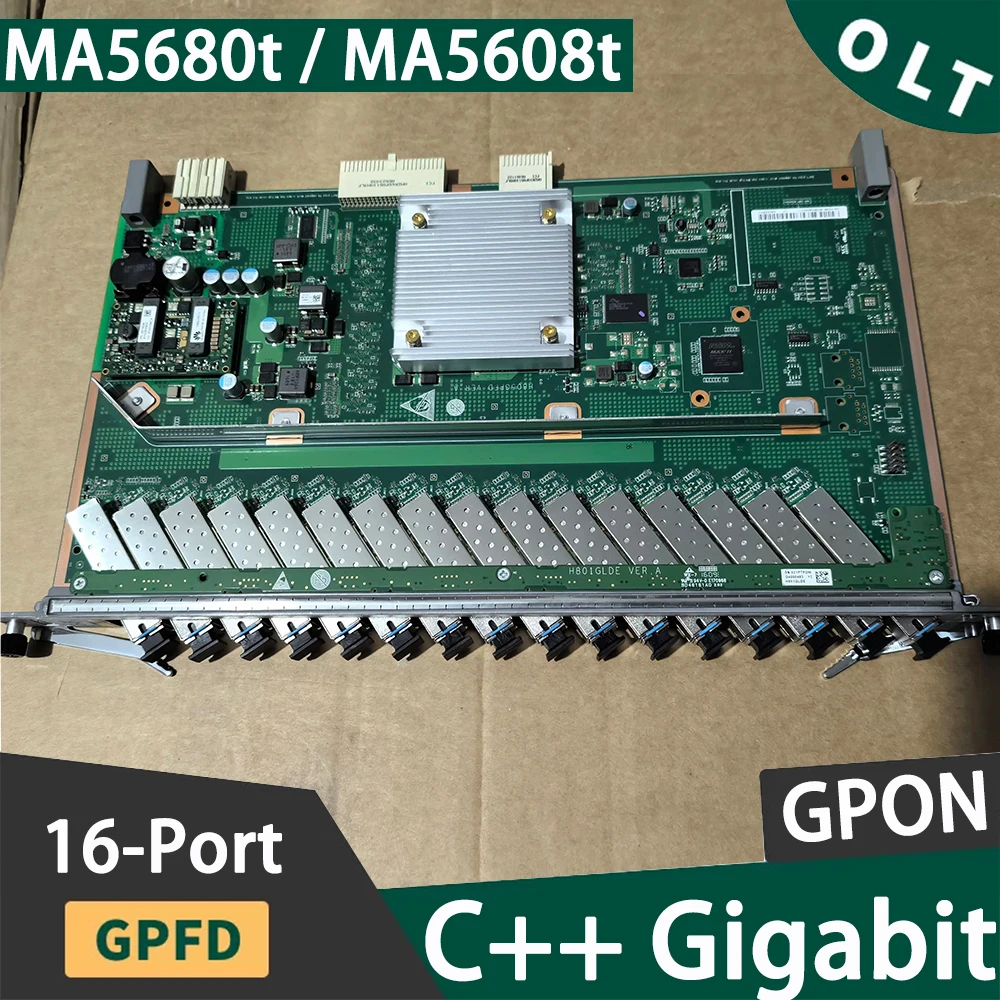 중고 MA5608T 기가비트 업링크 OLT 16포트 서비스 보드 (GPON GPHF GPFD C++ SFP 모듈 포함) 16포트 카드