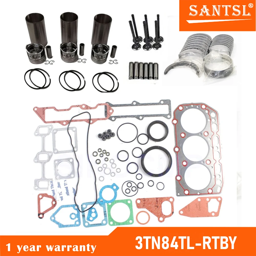 

Overhaul Rebuild Kit 3TN84TL-RTBY For Yanmar Engine Takeuchi TB035 Mini Digger Auto Parts