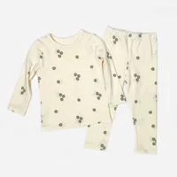 1-6T enfant en bas âge enfant bébé garçon fille vêtements ensemble coton infantile Homewear haut décontracté pantalon costume enfants 2 pièces pyjama ensemble tenue 6