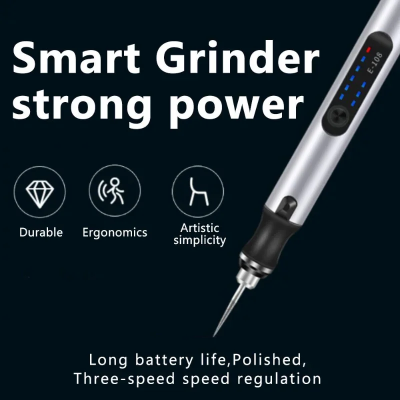 Electric Engraving Pen Electric Engraving Pen USB Rechargeable Cordless Engraving Machine DIY Rotary Engraver Jewelry Wood Glass Stone Carving