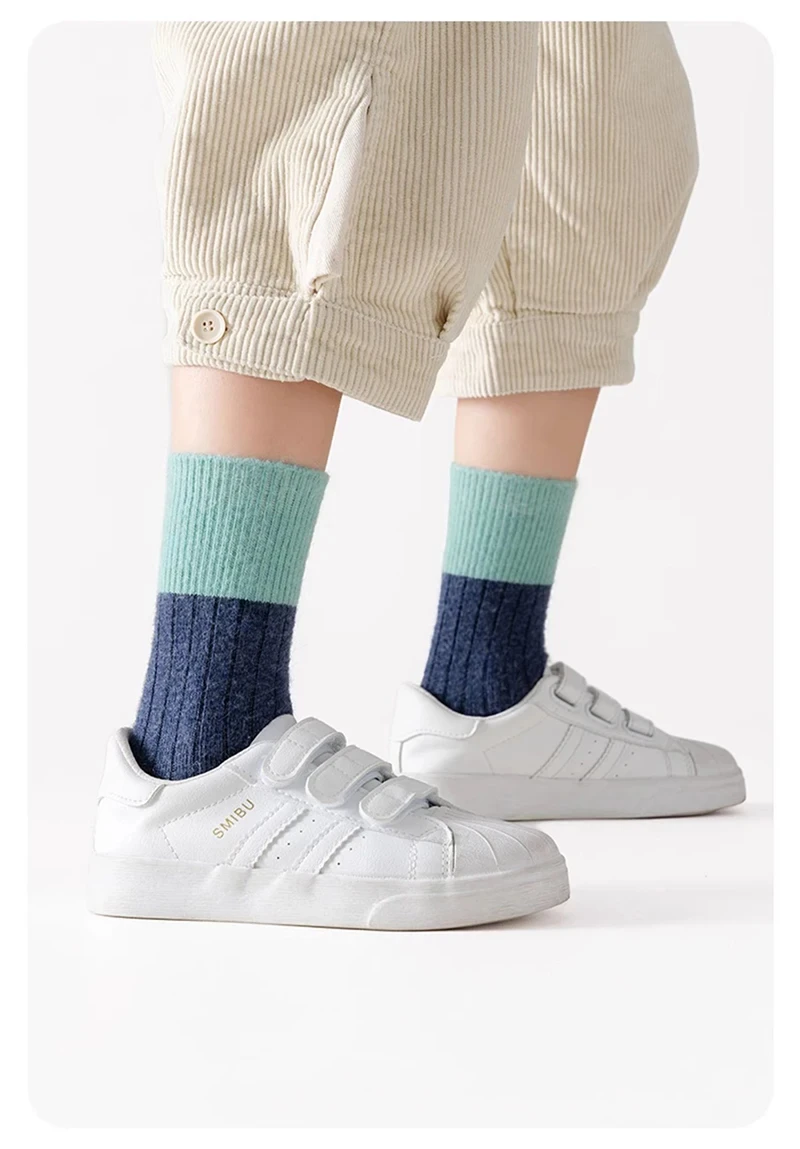 Girls’ Wool Winter Socks