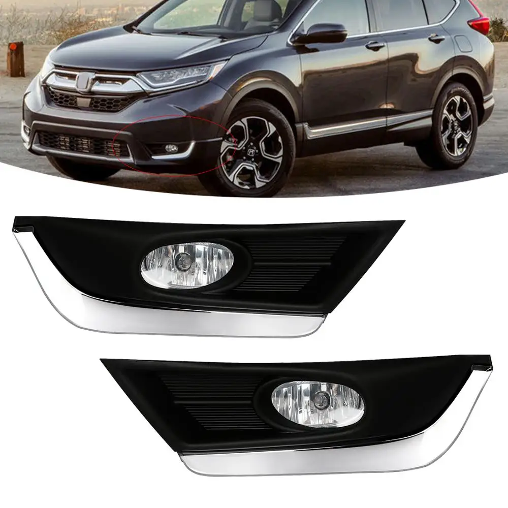 2 шт. Автомобильные противотуманные светильник в сборе подходят для Honda CR-V 2017-ON с