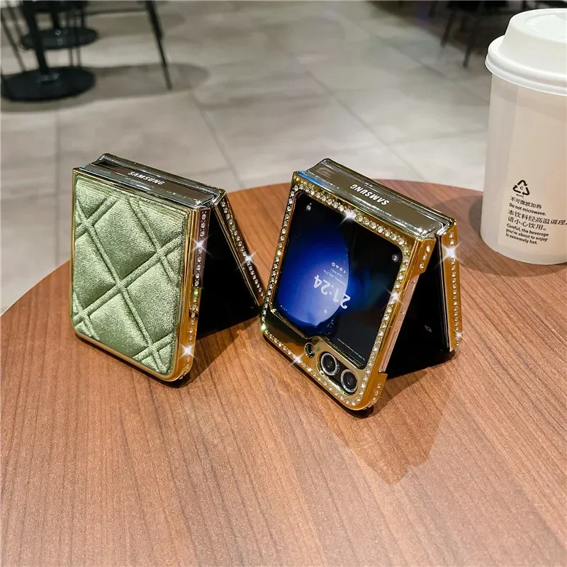 Electroplated Vintage Velvet Anti-Drop PU Leather Protective Cover