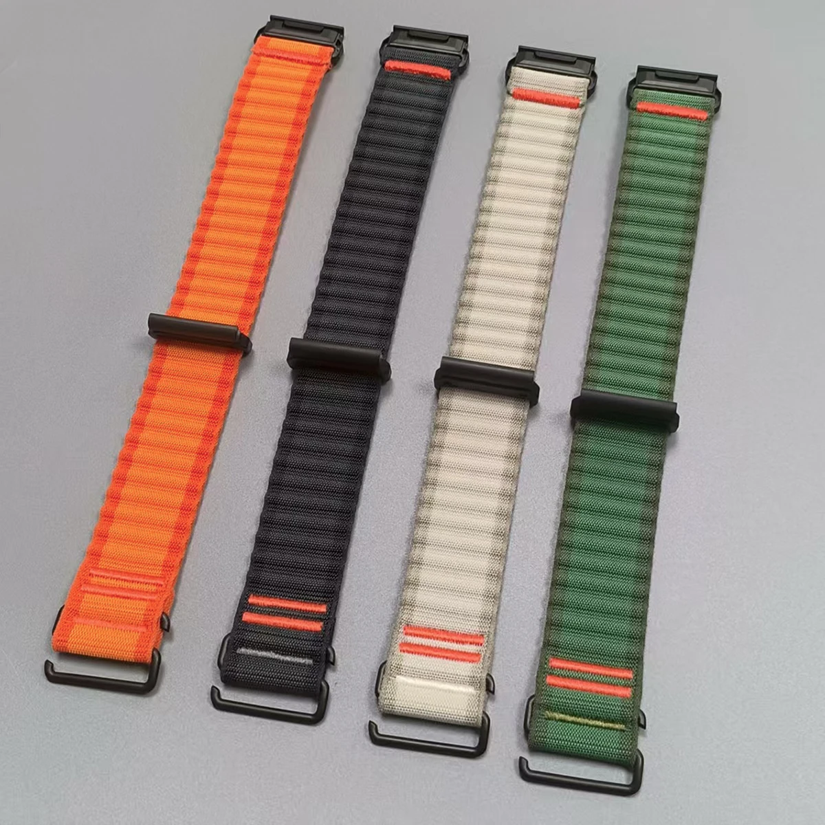 QuickFit Universal Nylon Watch Strap, 26mm/22mm, Premium Bracelet Accessory