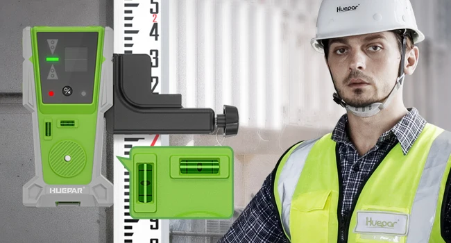 LR-8RG Laser Detector for Laser Level Digital Receiver For Green and Red Beam Tw