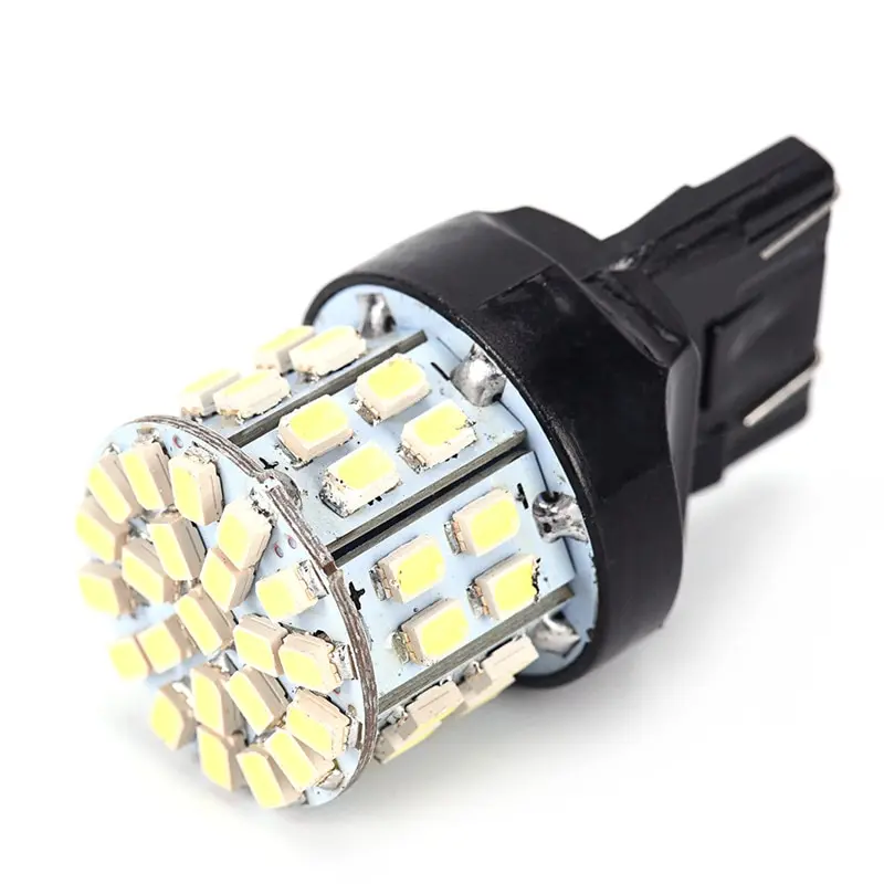 1Pc Super Bright T20 7443 W21/5W 1206 50Smd Car Tail Turn Braket Parking Led Lamp