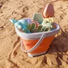 1/11PCS Summer Beach Set Toys for Kids Digging Sand Folding Bucket Watering Bottle Shovels Children Beach Water Game Toys Tools 3