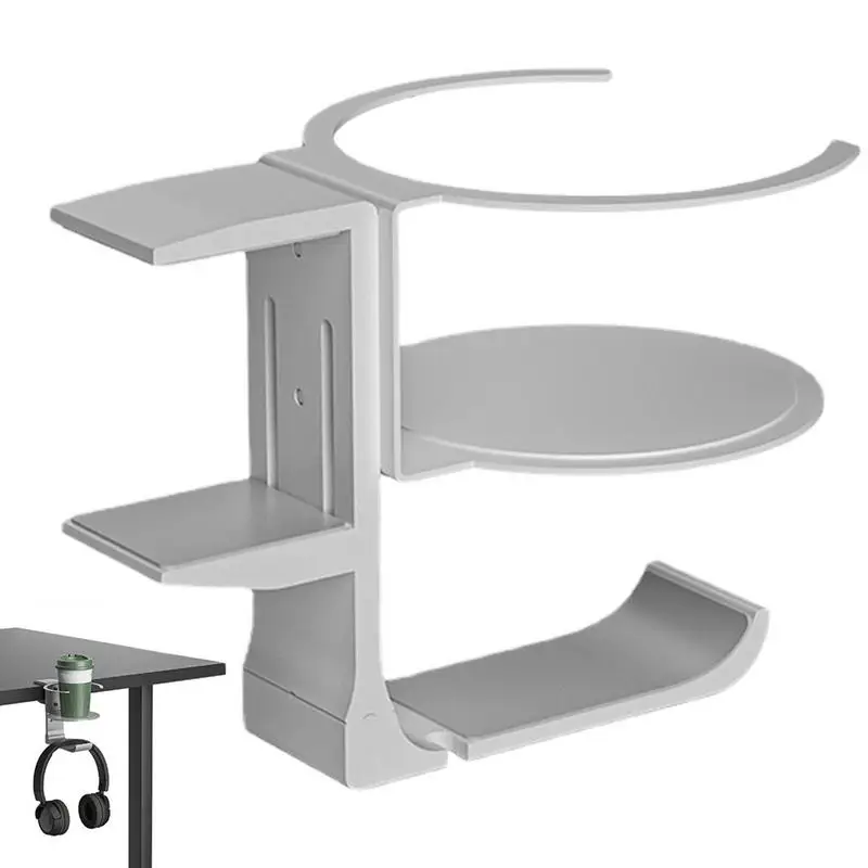 Desk Clamp Cup Holder AntiSpill Cup Holder For Desk Or Table Dual