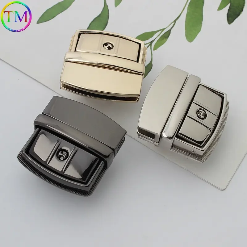 Metal Mortise Lock Clasp Turn Twist Locks Bag Purse Handbag Closure Snap Buckles For DIY Hardware Hangbag Purse Lock Accessories