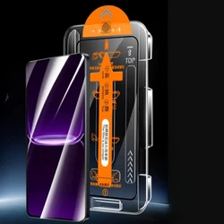 Protection d'écran en verre trempé facile à installer avec couverture complète