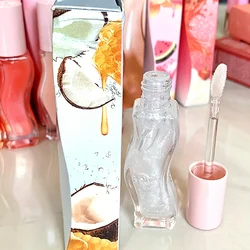 Hydrating Plumping Lip Gloss Set - Shiny, Long - Lasting, Non - Sticky Lip Care Kit (Coconut frost)