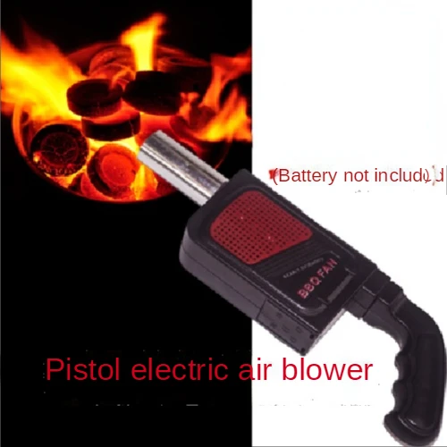 Suflantă manuală de uz casnic, suflantă portabilă pentru grătar, uscător de păr mic, accesorii pentru grătar în aer liber, instrumente_voghion.com