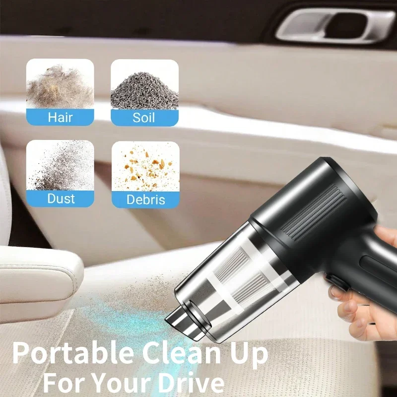 Xiaomi Wireless Car Vacuum Cleaner Multifunctional Mini Portable High-power Suction and Blowing Integrated Cleaning Appliance 4
