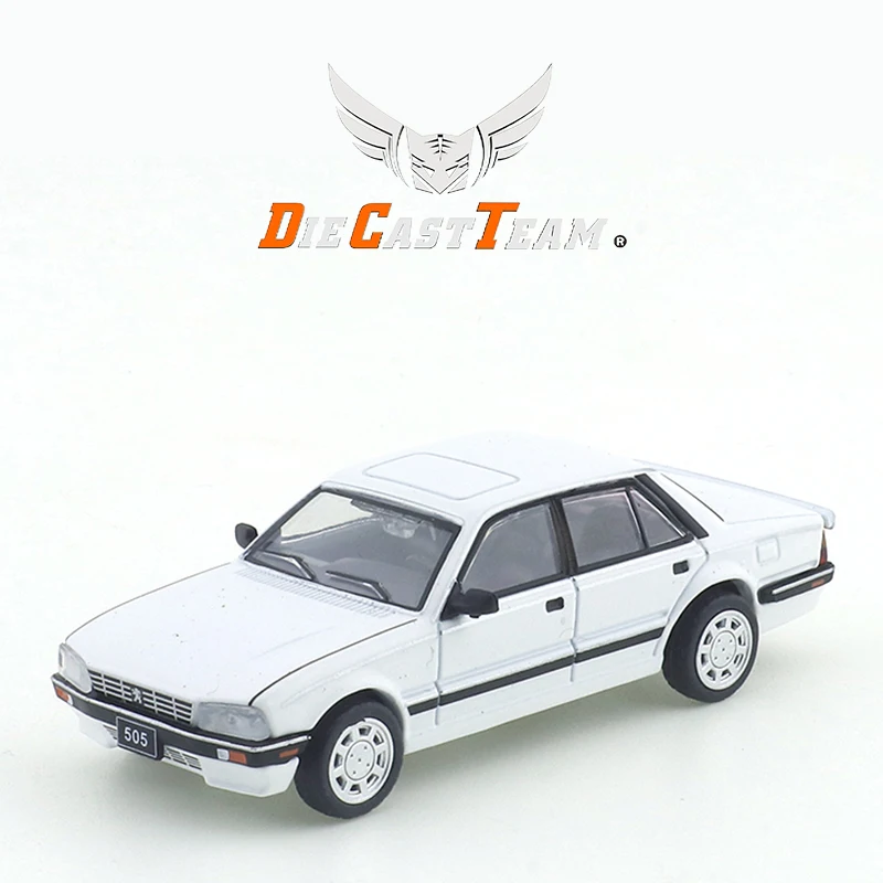 Modèle Miniature 1/64 Peugeot 505 SW Sedan - Alliage DCT/Shadow - Pour Collection Ou Cadeau