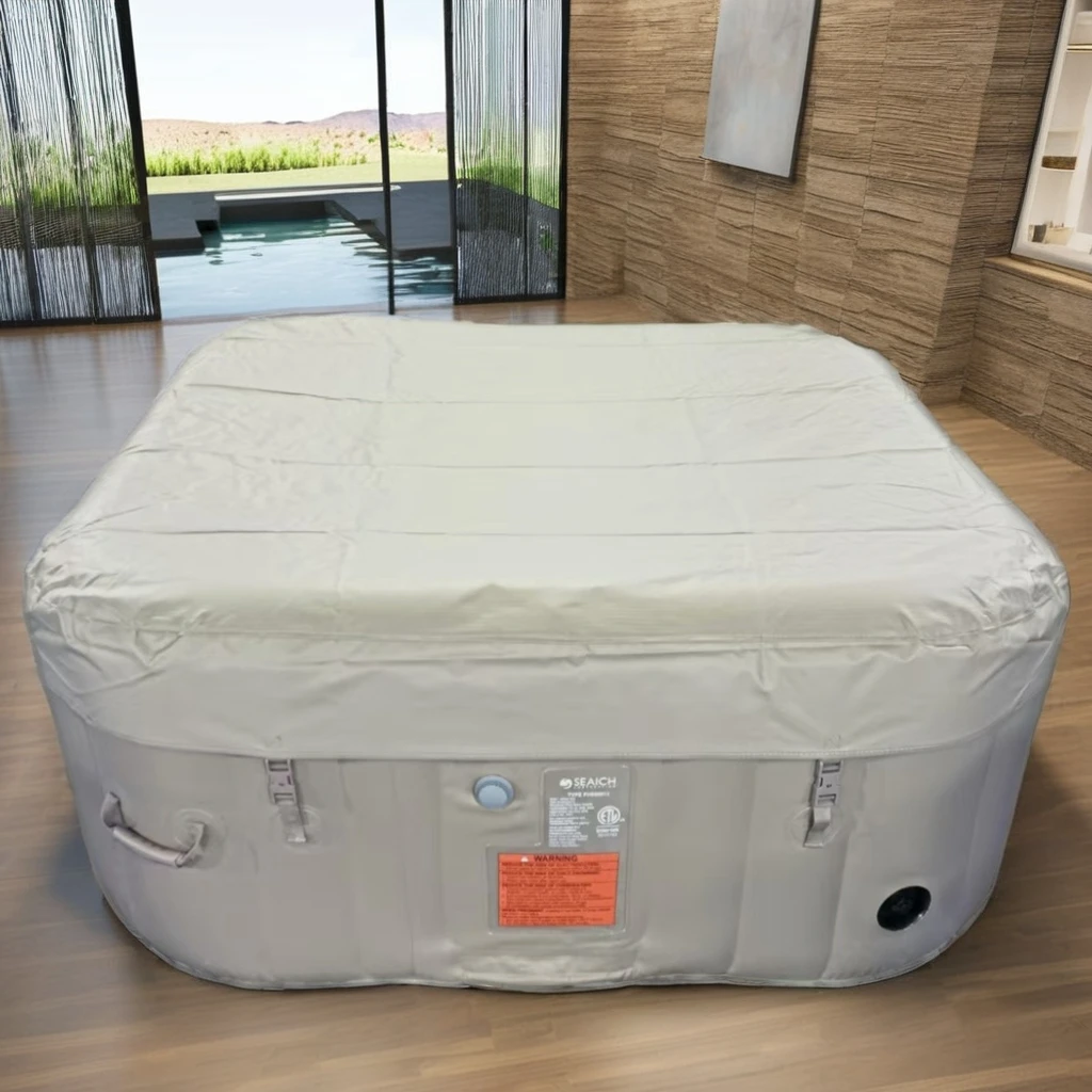 B02 s Avenli Jilong 17283 EUV41 4 Person Hot SPA Vancouver- SPA Bubble Jet Inflatable Hot Tub Foldable Pool Spa