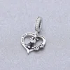 Huoonew Fit Original Pan Charm Bracelet 925 Silver I Love You Forever Yorkshire Dog Bead For Making DIY Memorial Berloque 3