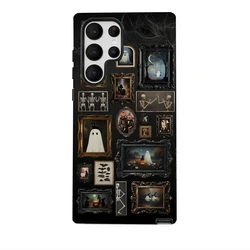 Shockproof Acrylic Halloween Ghost Case - Durable Hard Cover - Galaxy S23+ (Double - layer)