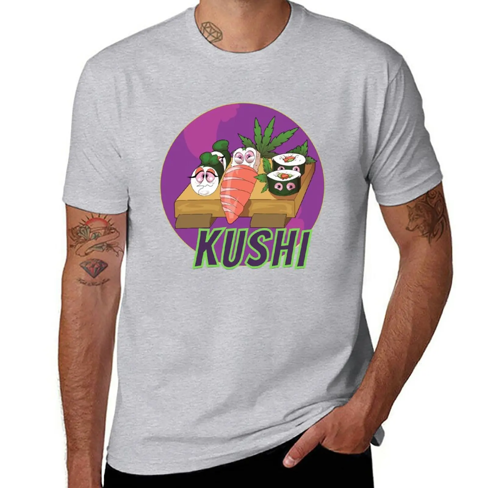 NewKushiTShirtplaintshirtcustomizedtshirtsBlousevintaget