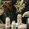 Retro and Antique Ceramic Small Vase Decorations Living Room Flower Arrangements, Dried Flowers Niche Creative Decorations 3