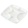 7-Will Square Paint Palette,White Ceramic Artist Paint Palette for Watercolor Painting, Palette Oil Painting 1