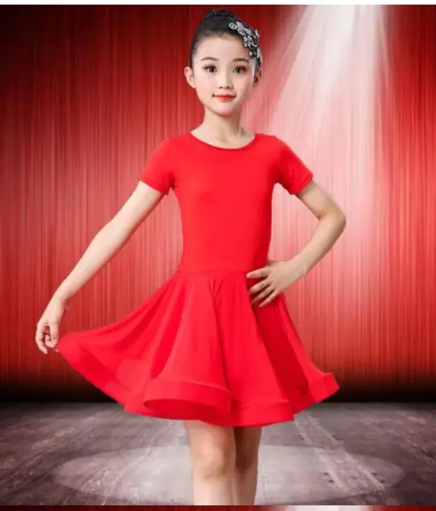 

1 шт./партия, детский танцевальный костюм для девочек