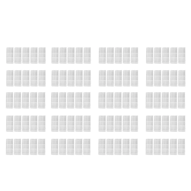 

100Pcs Robot Vacuum Cleaner HEPA Filter For Midea VCR03 Robot Vacuum Cleaner Brush Parts Accessories
