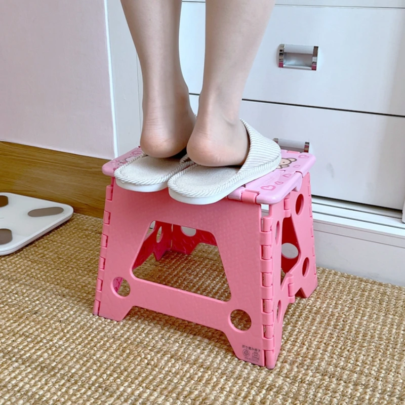 Bedroom Stool Kids Anti Slip Portable Office Space Saving Furniture Nordic Stool Taburete Para Sala De Estar Home Decoration