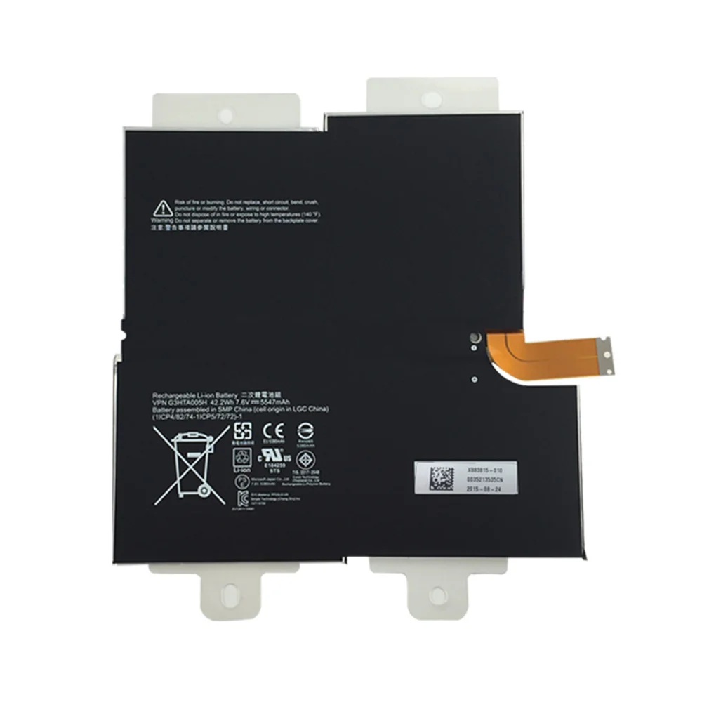 

Новый аккумулятор PLP22T02 G3HTA005H G3HTA009H для ноутбука Microsoft Surface Pro 3 1631 1577-9700 MS011301-PLP22T02
