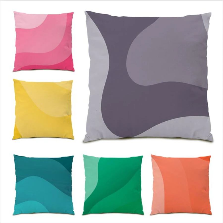 

Decoration Home Stripes Pillow Cover Plaids Print Living Room Decoration Luxury Cushion Cover 45x45 Abstract Sofa Simple E0066