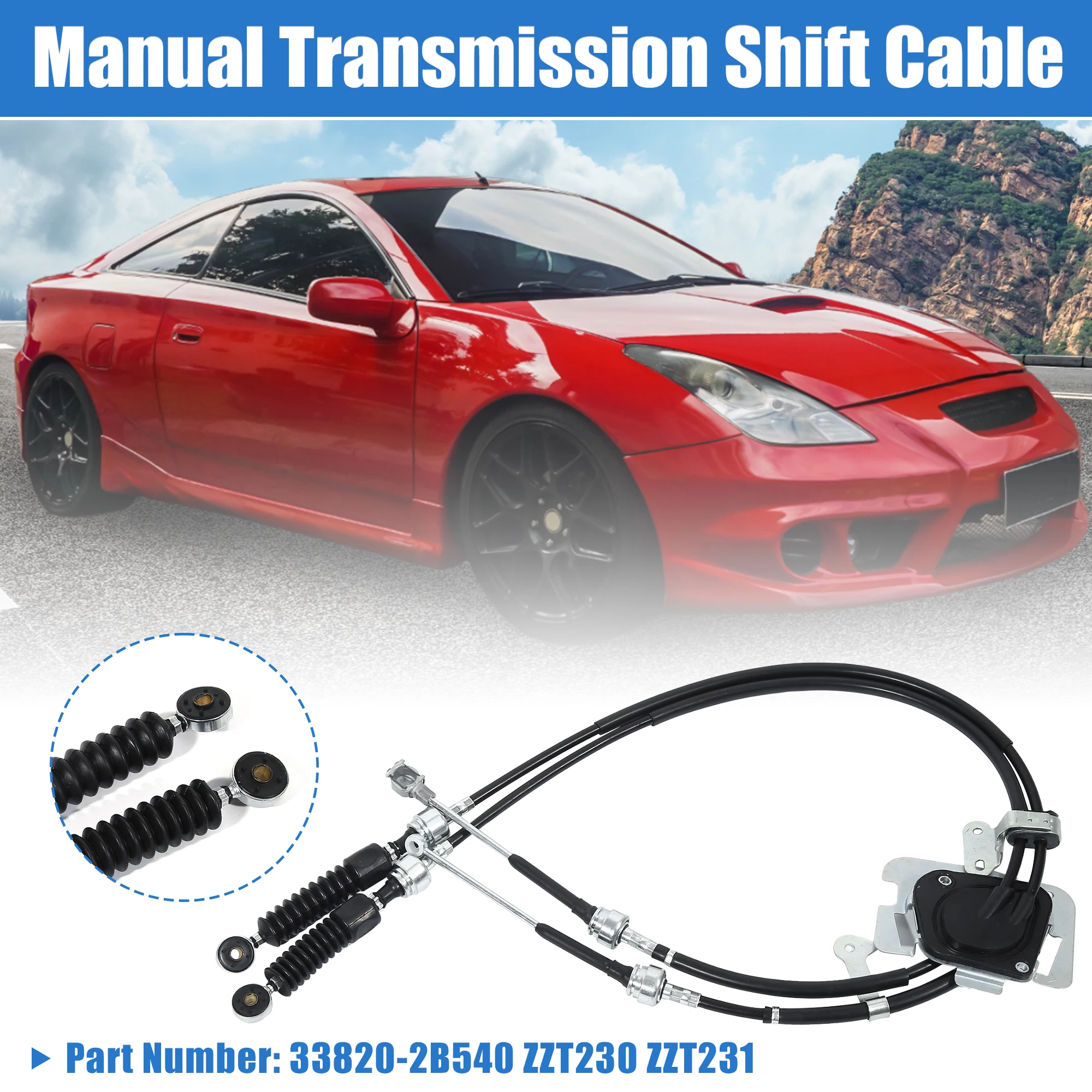 X Autohaux Manual Gear Shift Cable Transmission Shifter Cable
